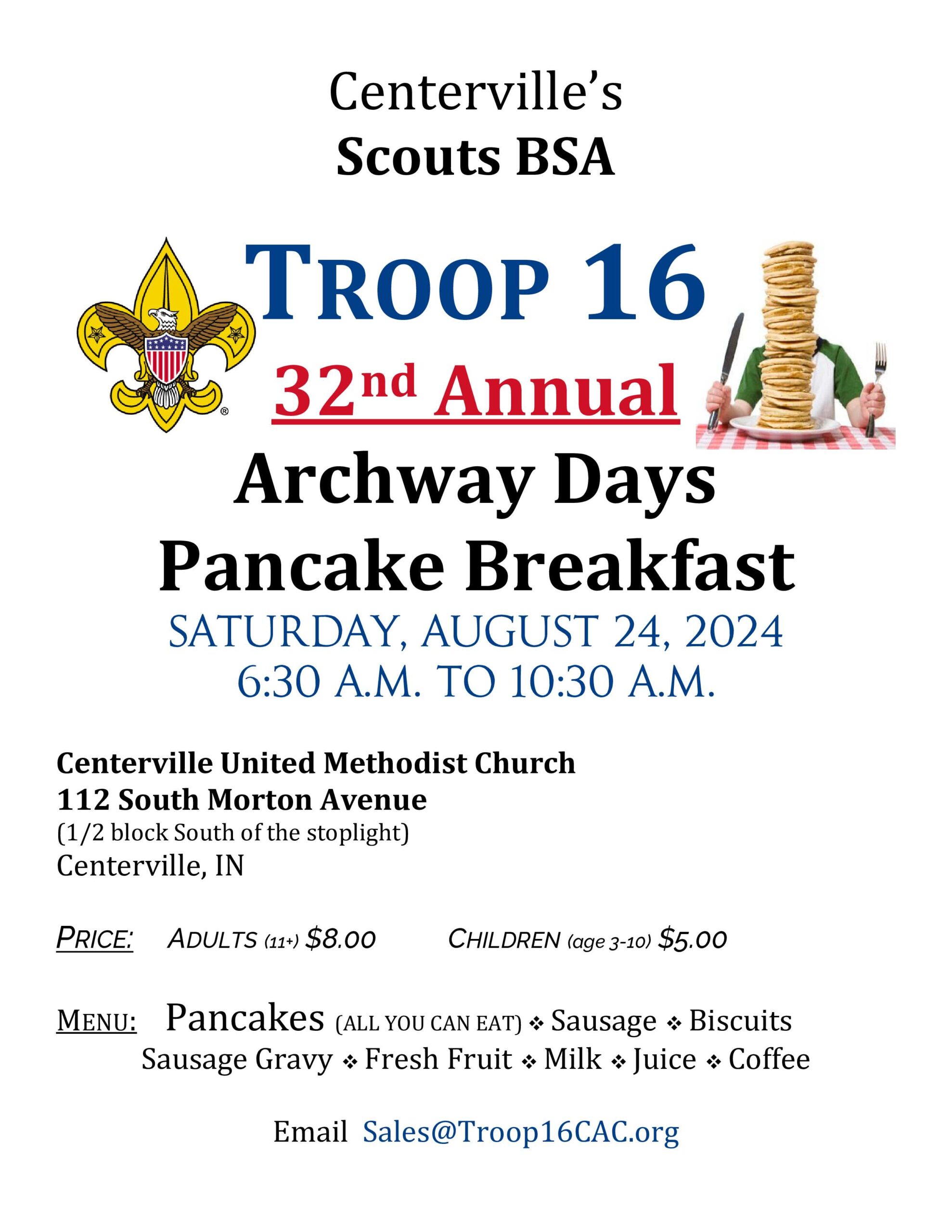 Support Scouting youth in Wayne County, IN.  Since 1937, Troop 16 has been helping young men develop character and leadership skills to last a lifetime.